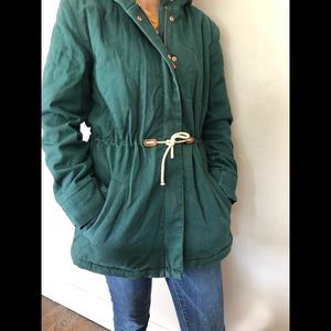 Woman girls Boden green jacket